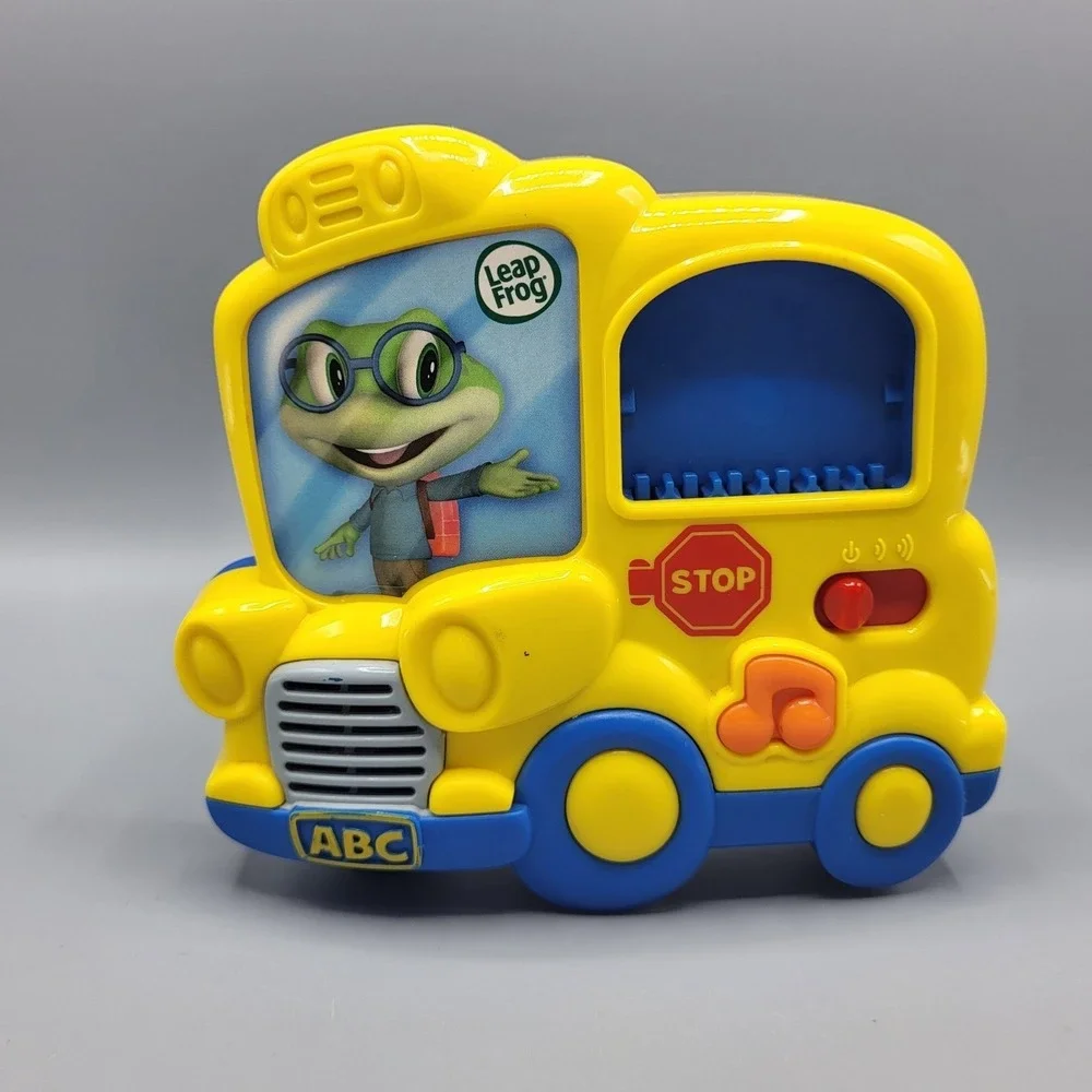 LeapFrog Fridge Phonics Magnetic Letter Set Toddler Alphabet Bus Toy Yellow